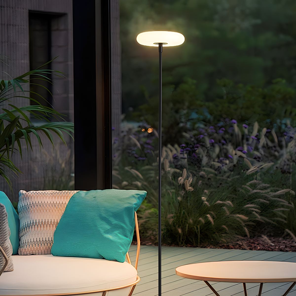 Feyran Outdoor Solar LED Floor Lamp for Garden