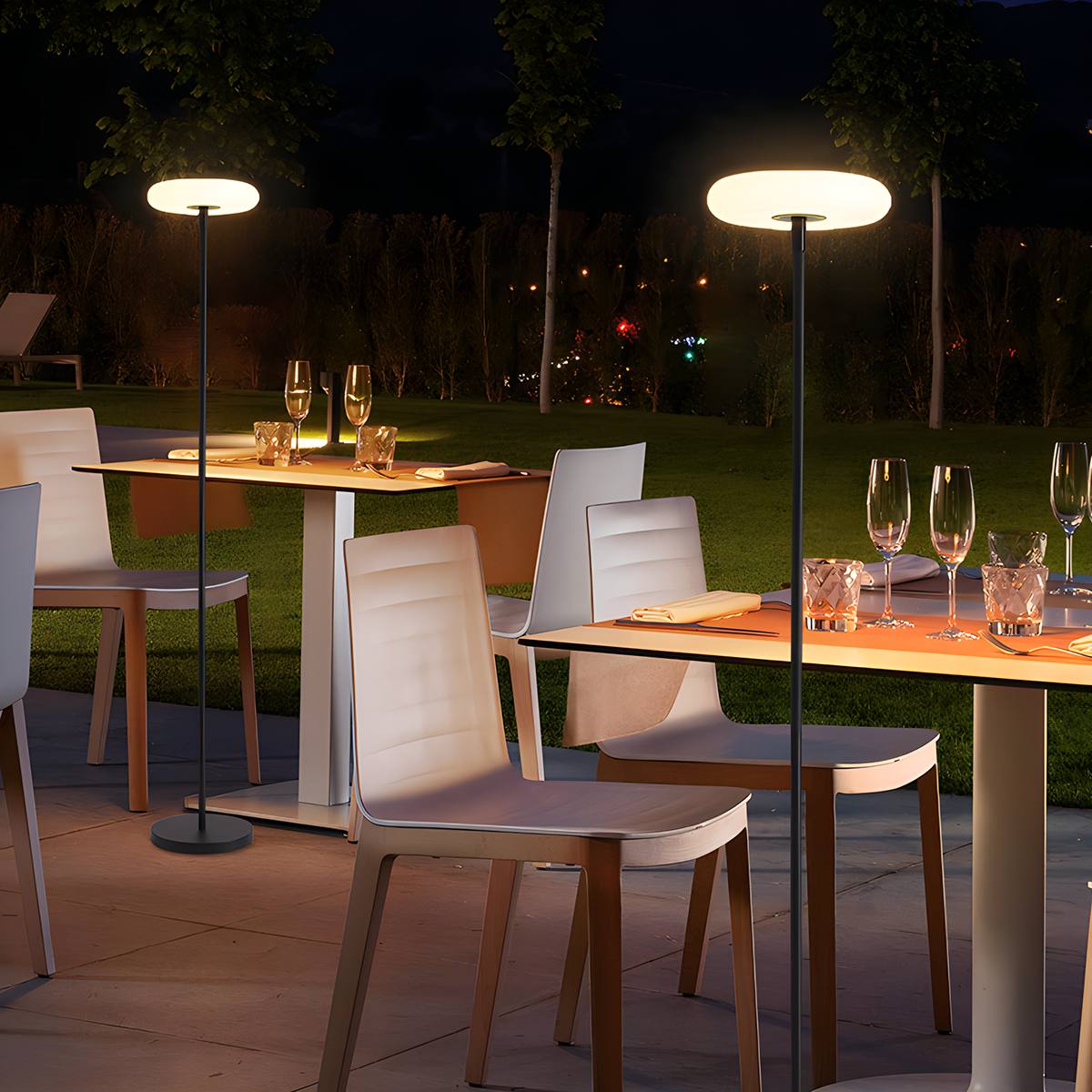 Feyran Outdoor Solar LED Floor Lamp for Garden