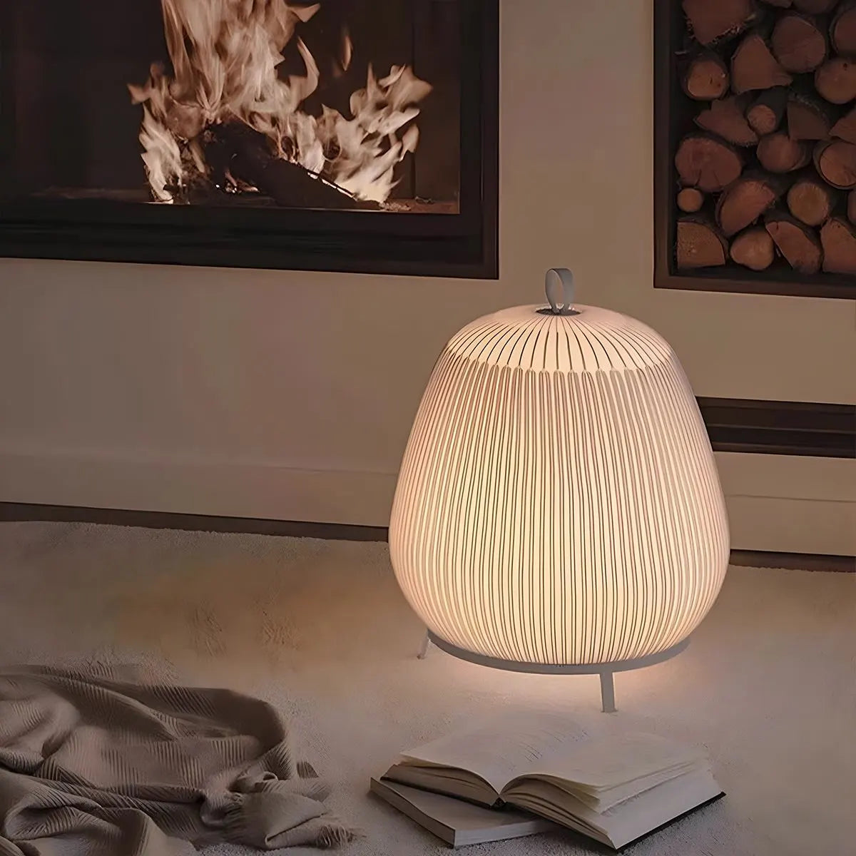 Feyran Cream Style Living Room Floor Lamp