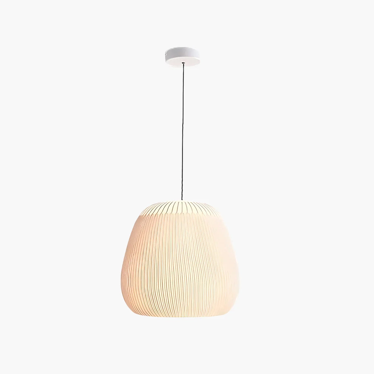 Feyran Spanish Designer Vintage Fabric Lantern Pendant Light