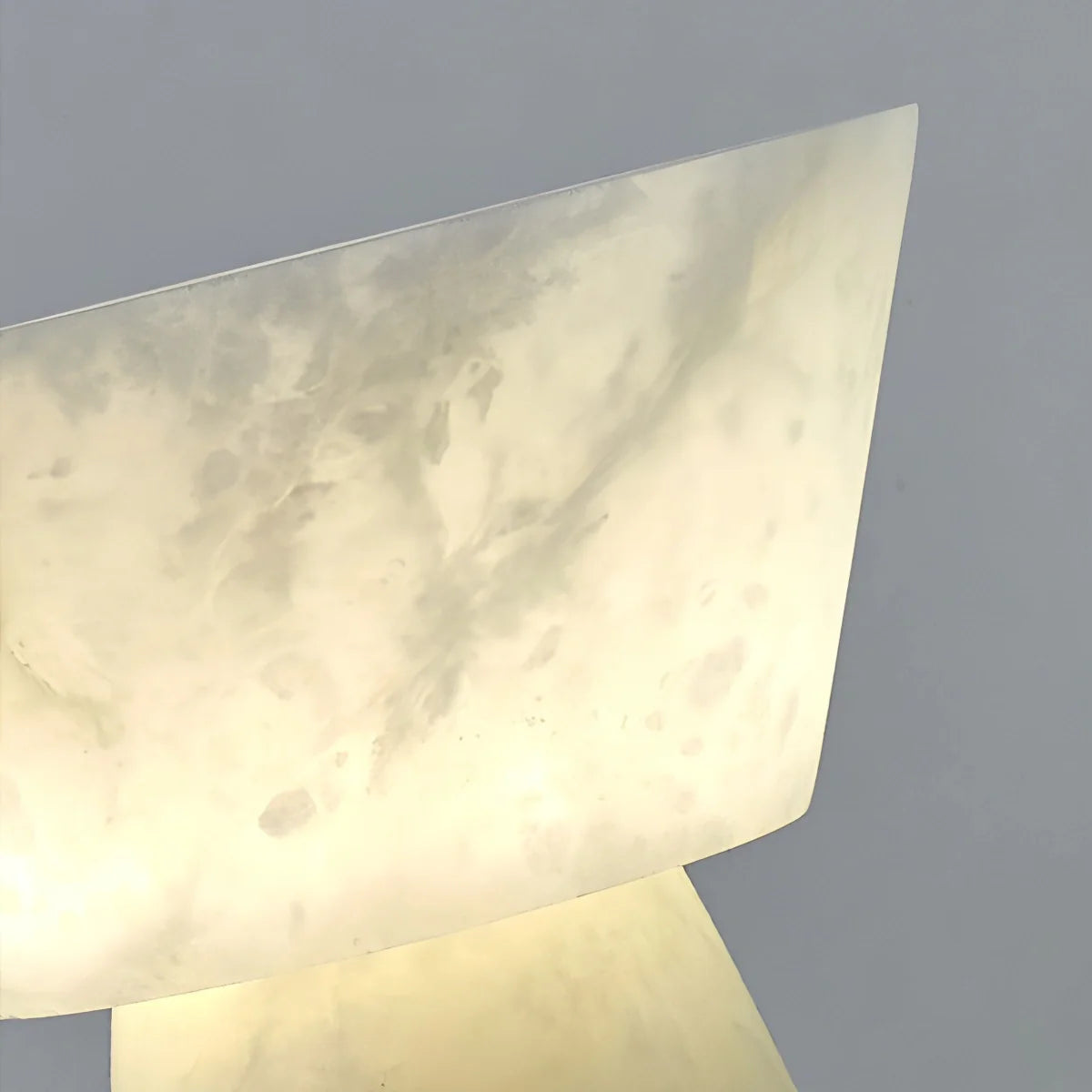 Feyran Spanish Spanish Alabaster Mushroom Head Table Lamp