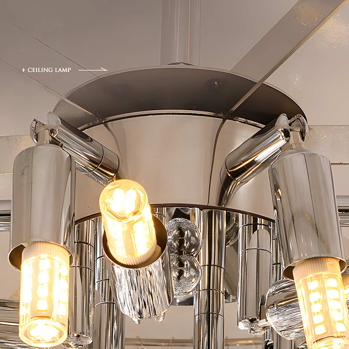 Feyran Spherical Crystal Chandelier Globe Pendant Light