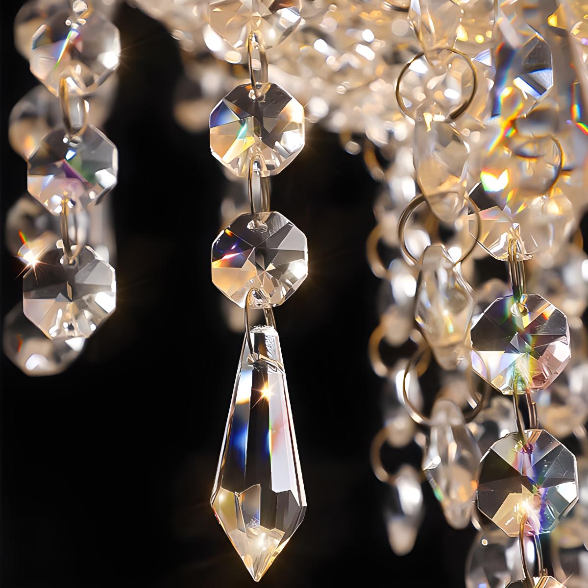 Feyran Spherical Crystal Chandelier Globe Pendant Light