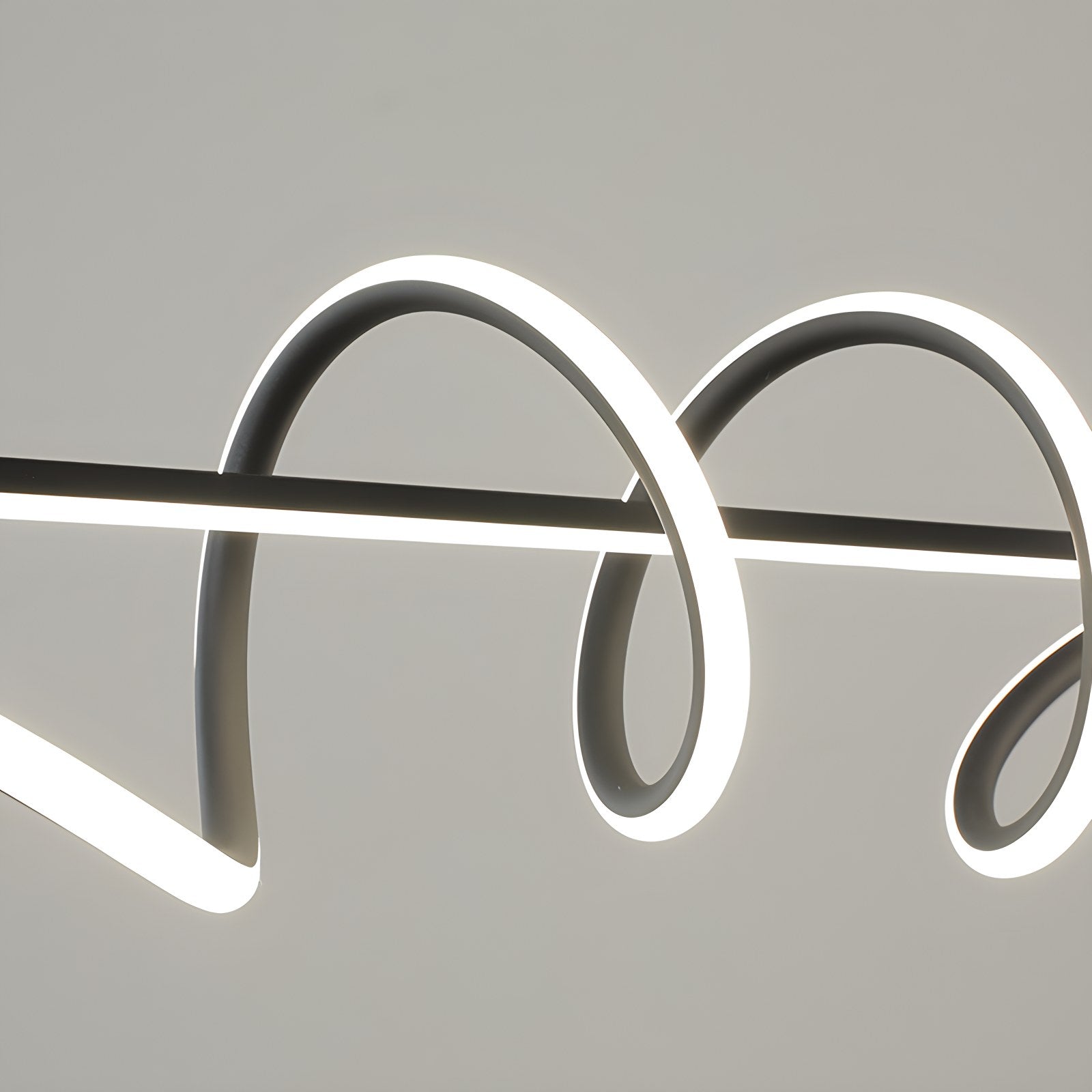 Feyran Wave Linear Chandelier for Dining Room