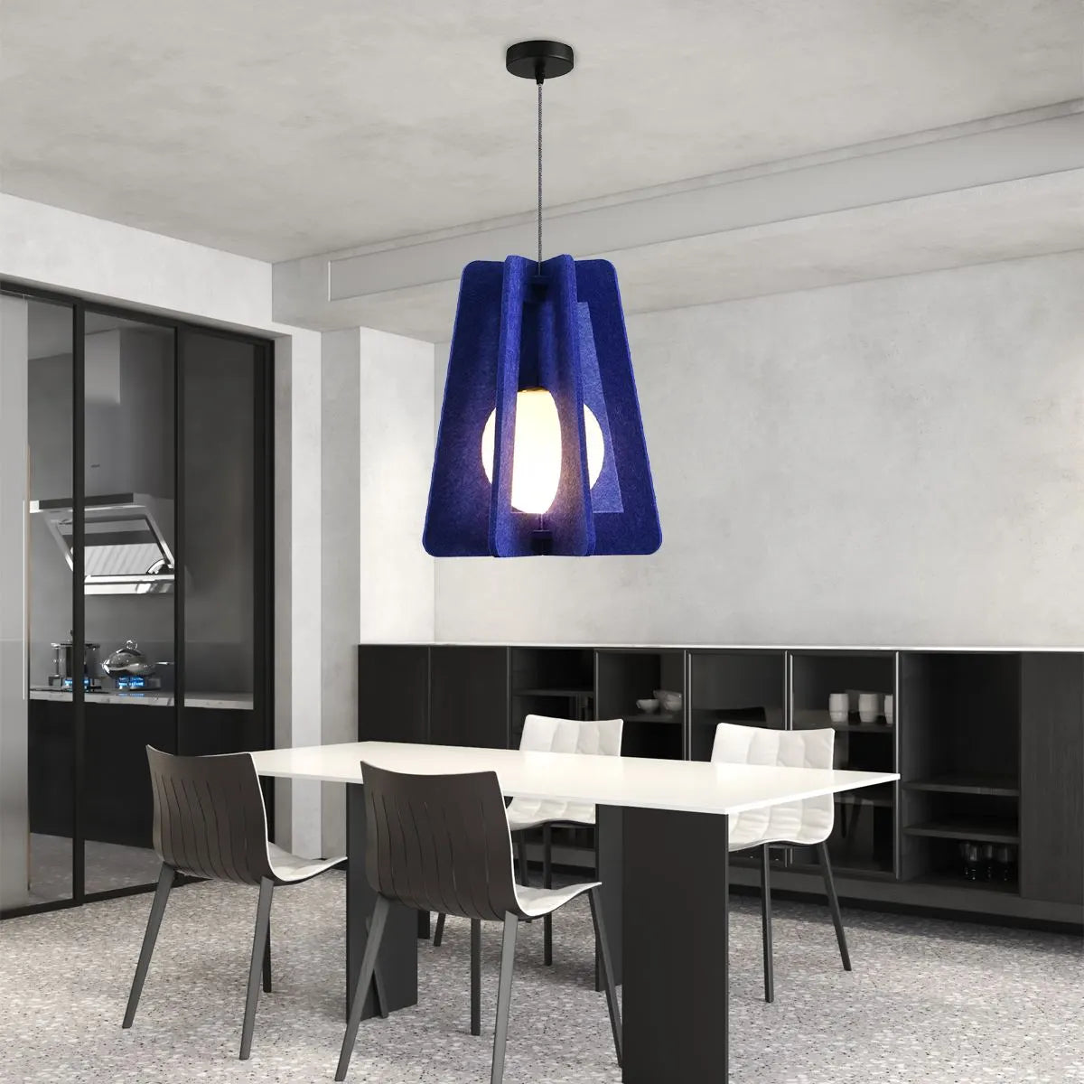 Feyran Square Pavilion Acoustic Pendant Light