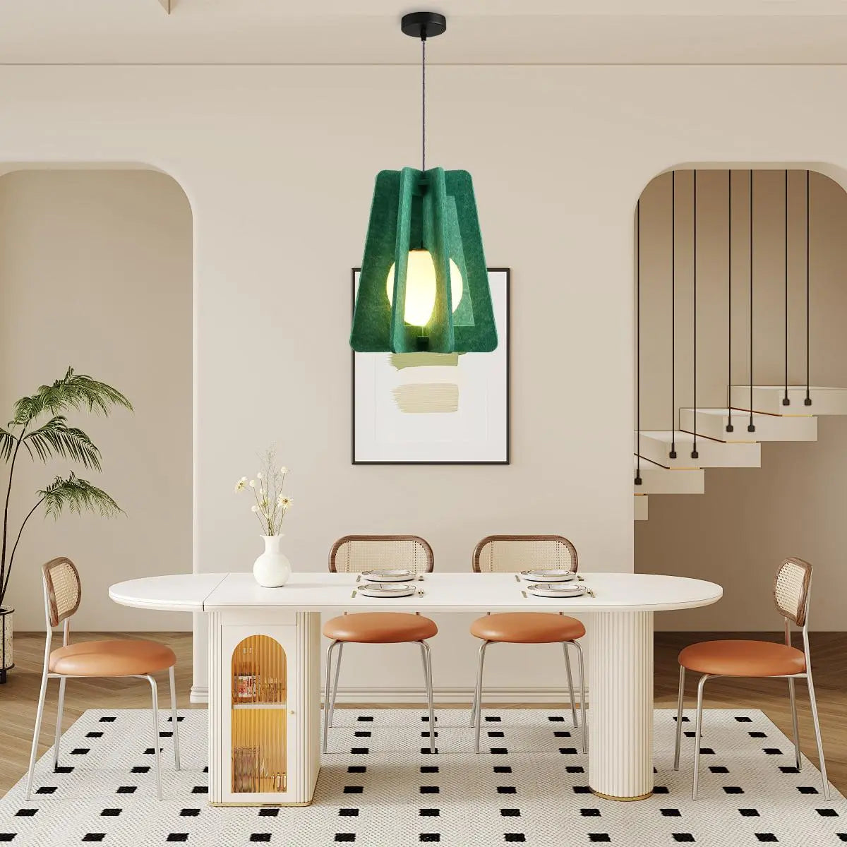 Feyran Square Pavilion Acoustic Pendant Light