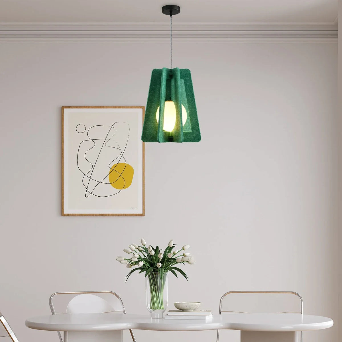 Feyran Square Pavilion Acoustic Pendant Light