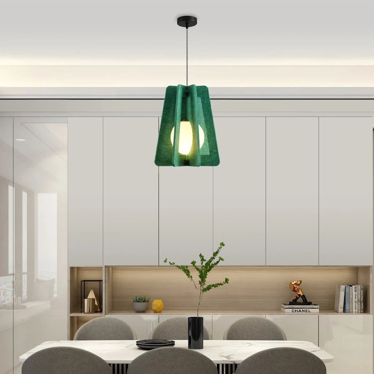 Feyran Square Pavilion Acoustic Pendant Light