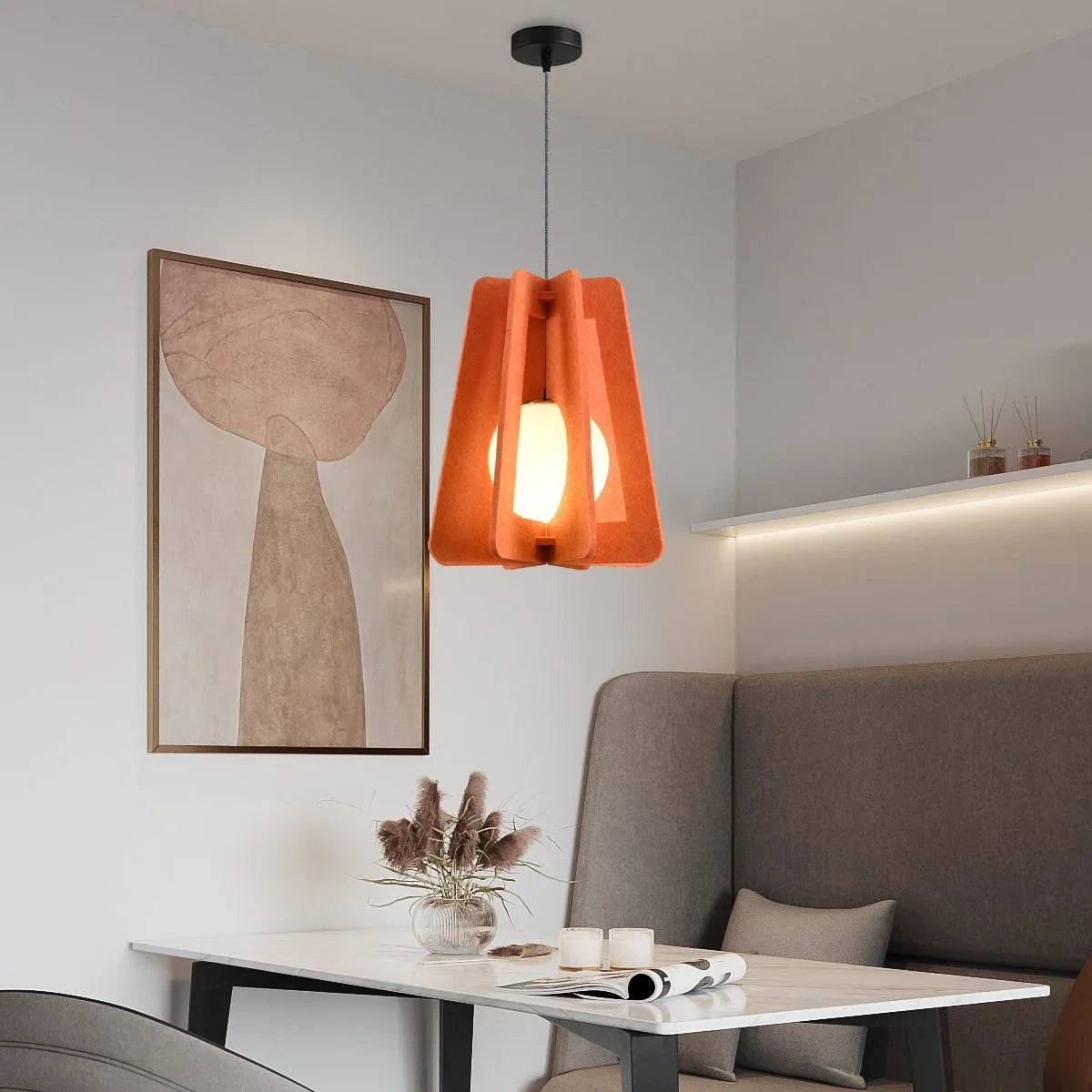 Feyran Square Pavilion Acoustic Pendant Light