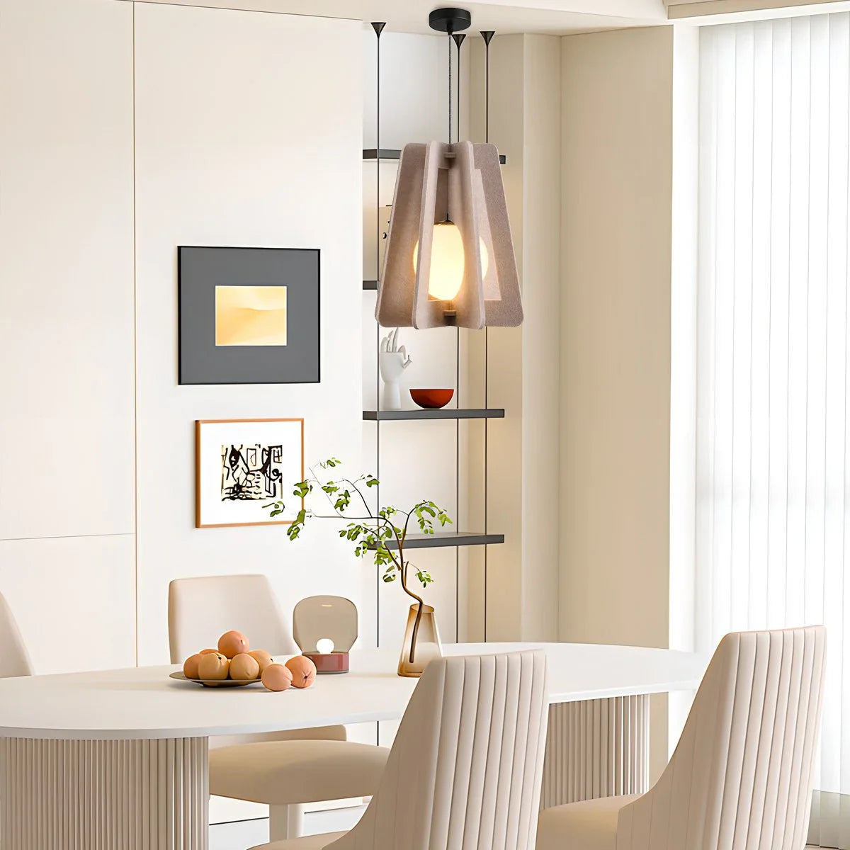 Feyran Square Pavilion Acoustic Pendant Light