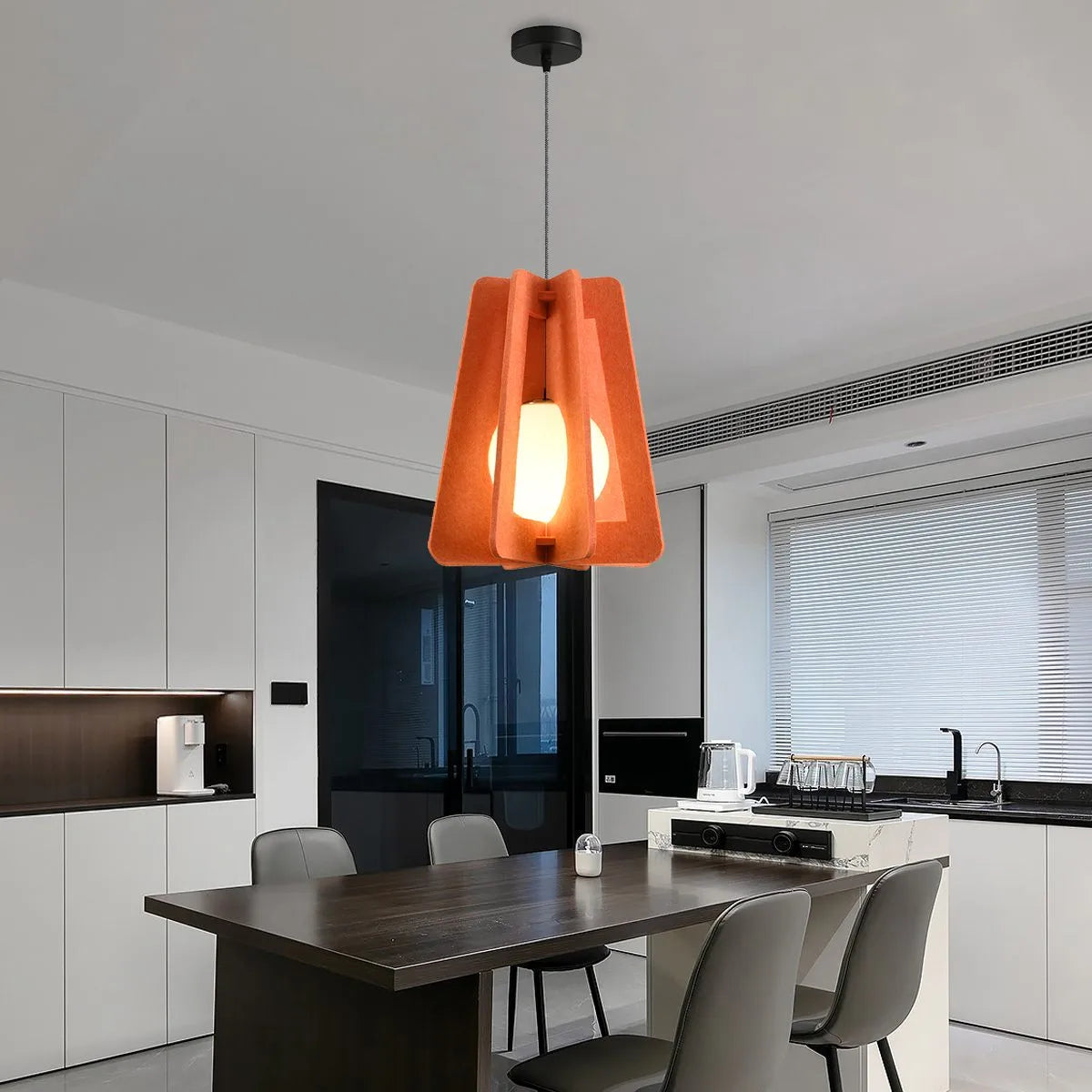 Feyran Square Pavilion Acoustic Pendant Light