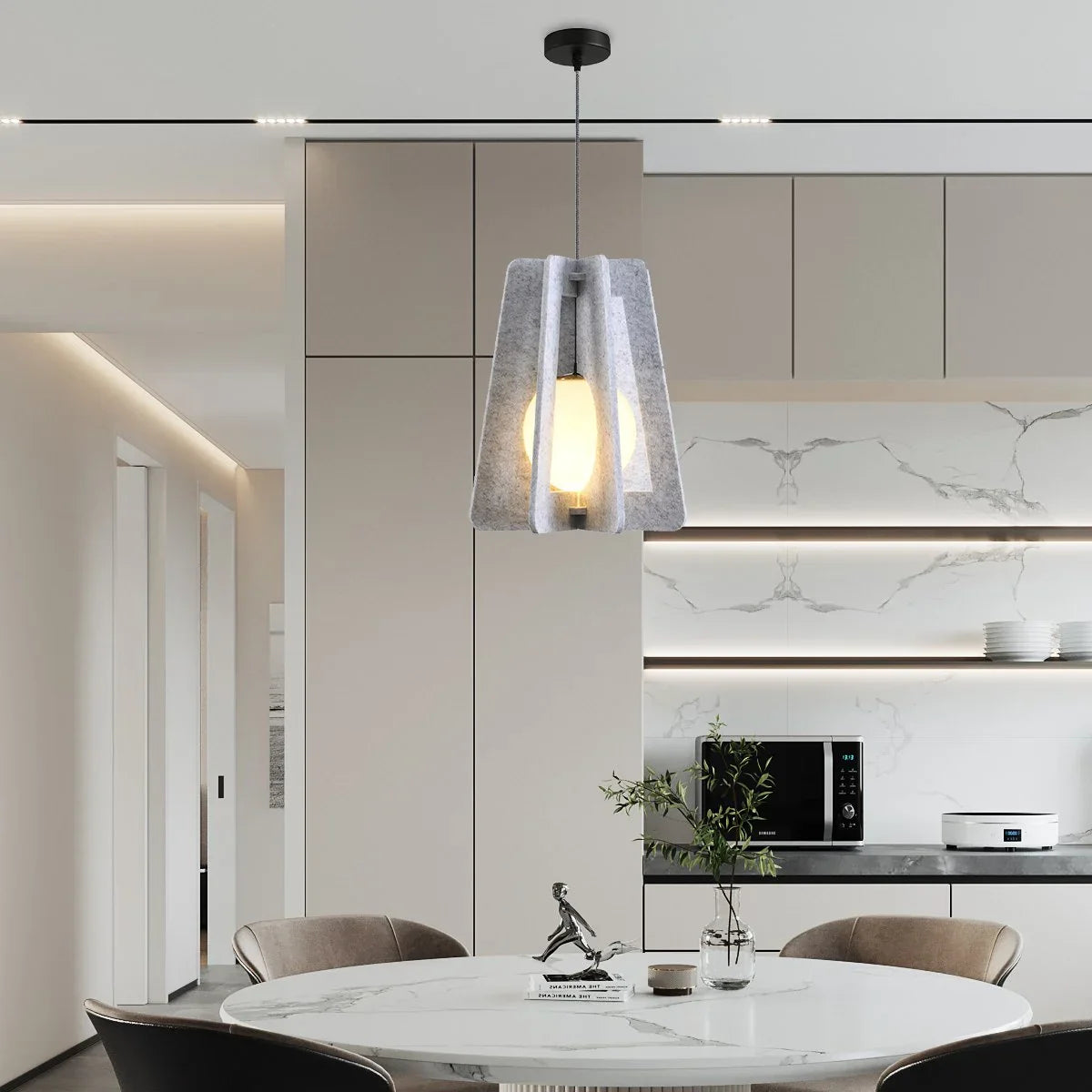 Feyran Square Pavilion Acoustic Pendant Light