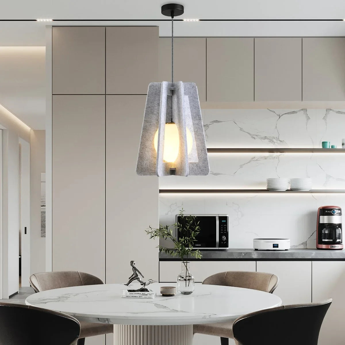 Feyran Square Pavilion Acoustic Pendant Light