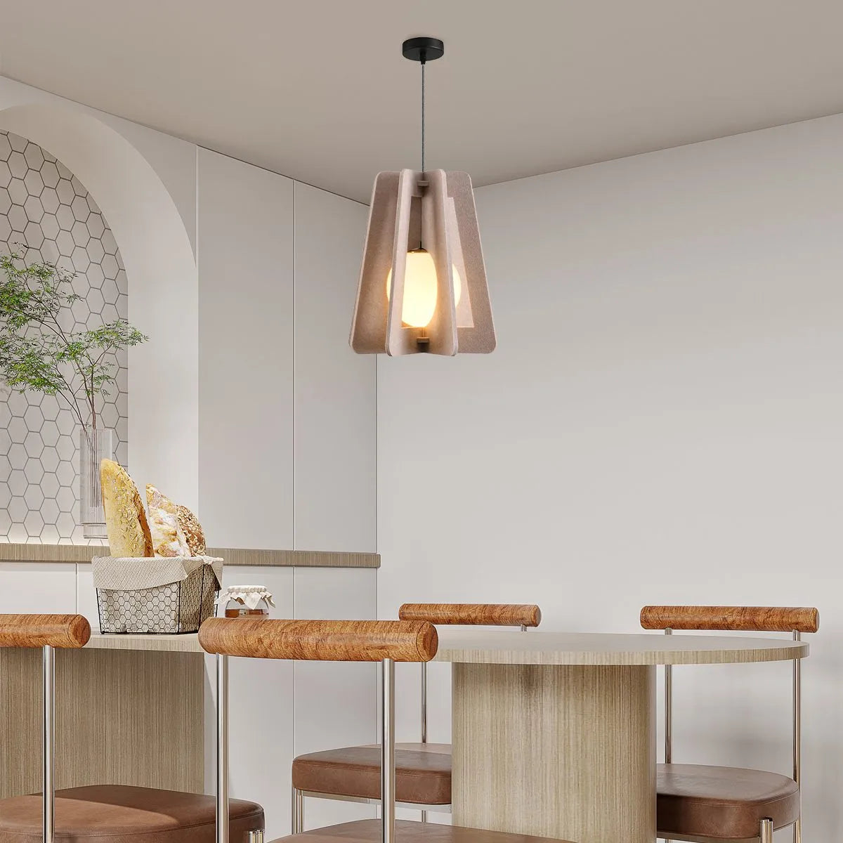 Feyran Square Pavilion Acoustic Pendant Light