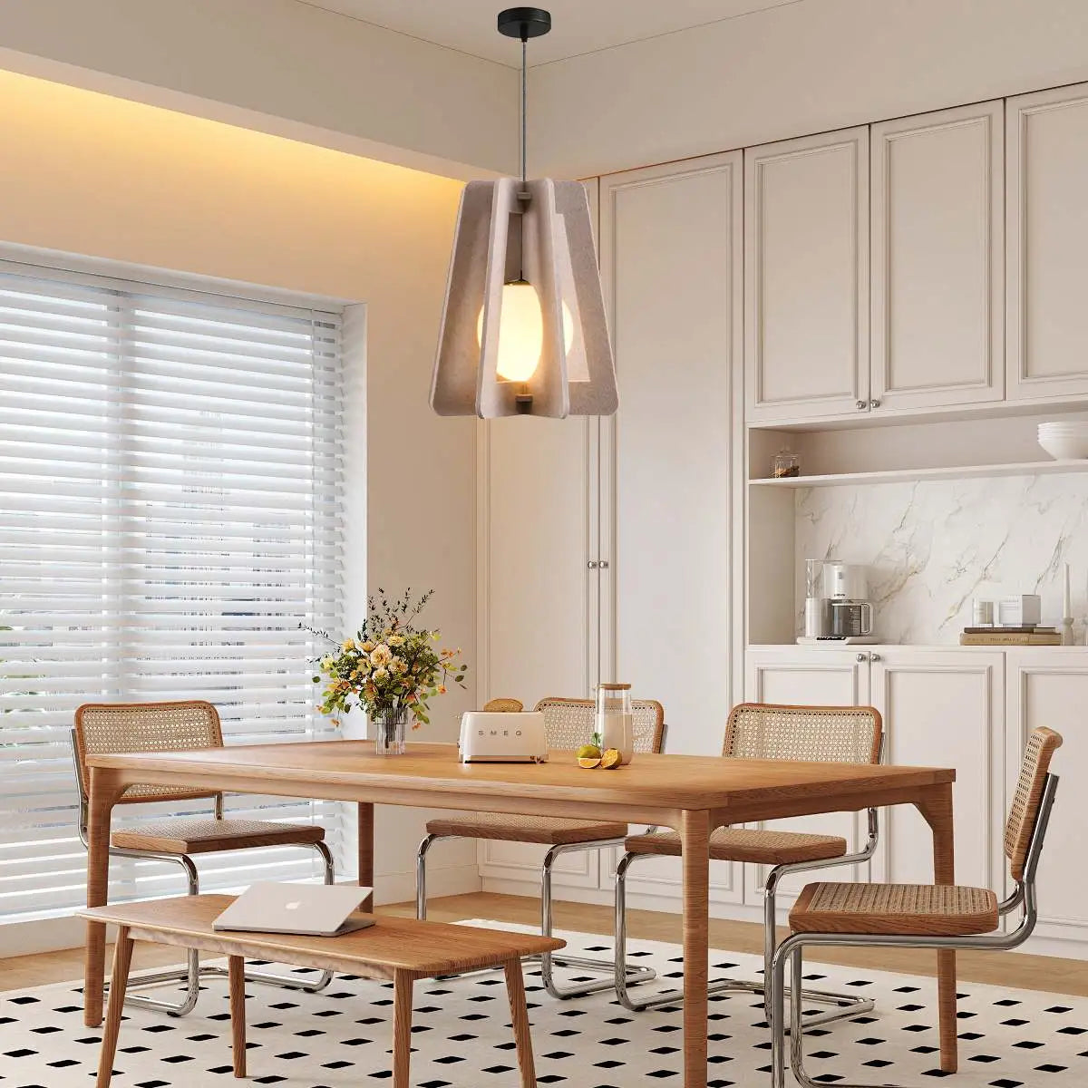 Feyran Square Pavilion Acoustic Pendant Light