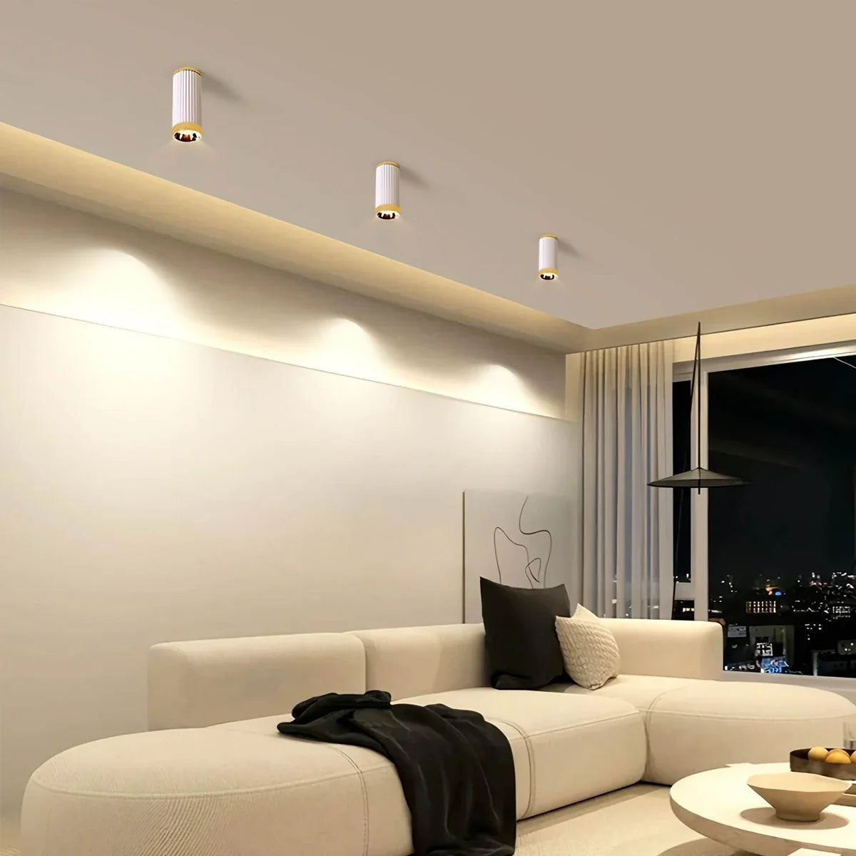 Feyran Striped Spotlight Track Ceiling Lamp