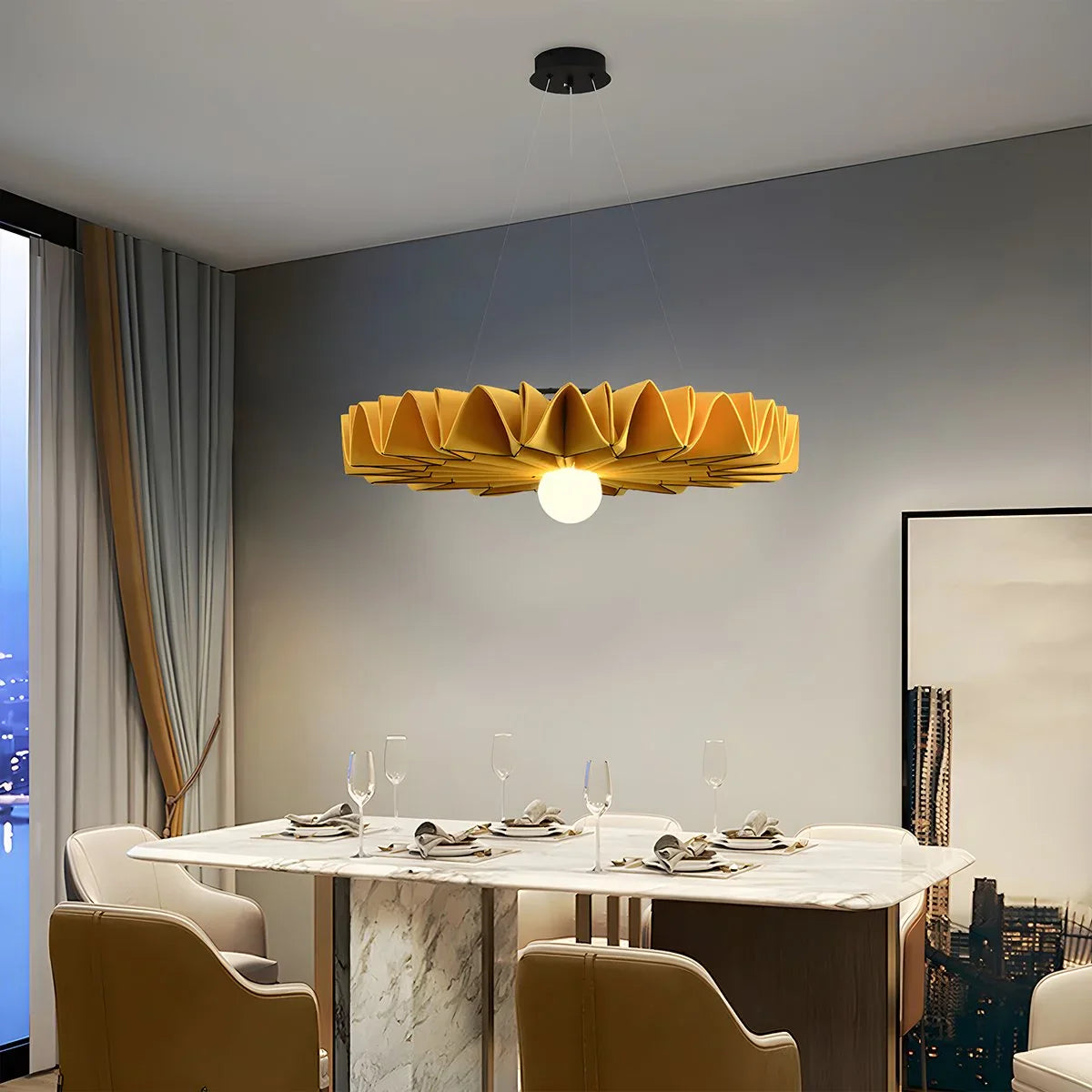 Feyran Sunflower Acoustic Pendant Light