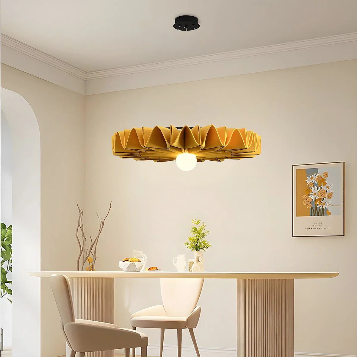 Feyran Sunflower Acoustic Pendant Light
