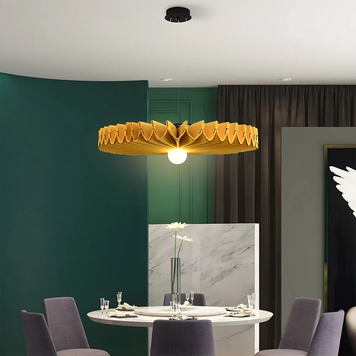 Feyran Sunflower Acoustic Pendant Light