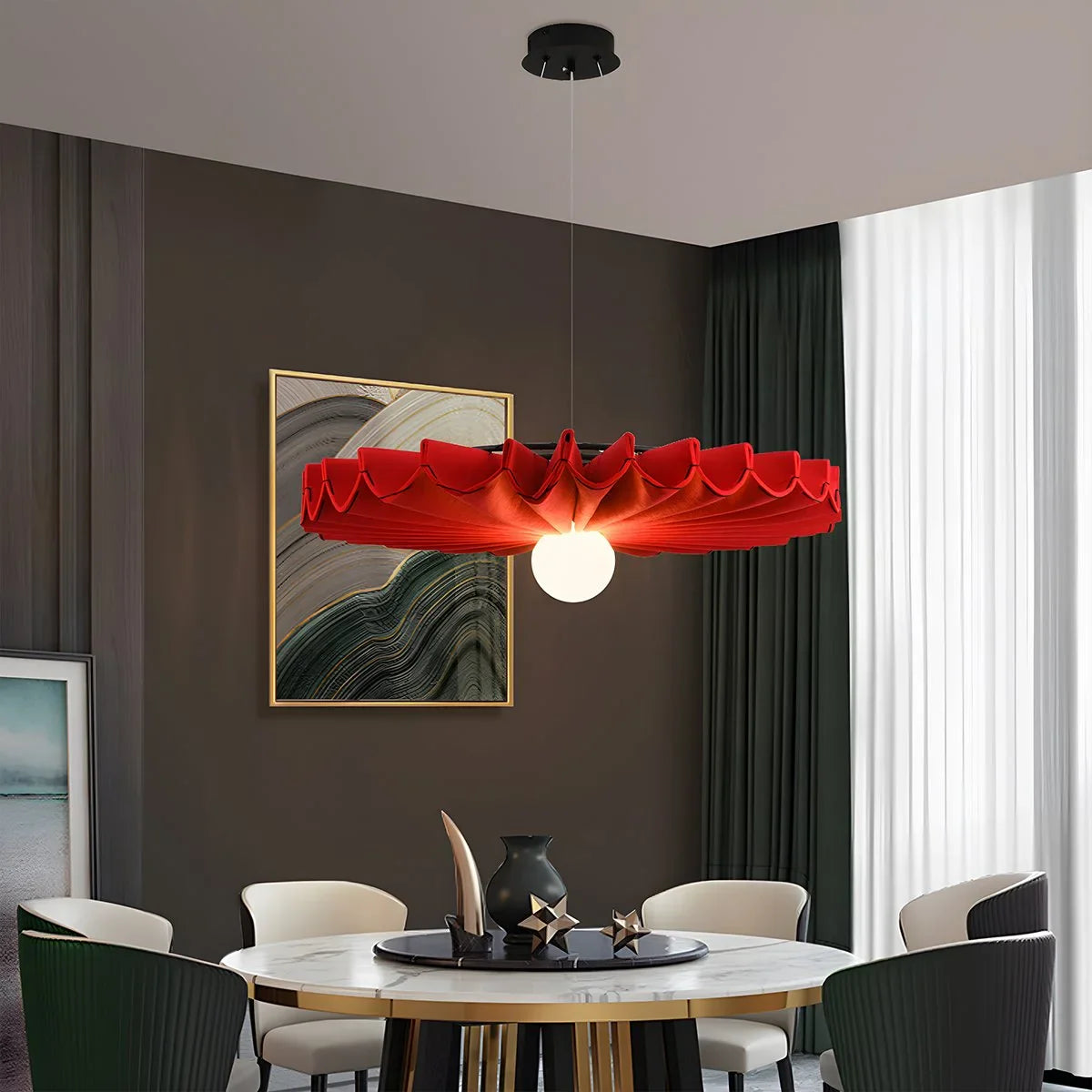 Feyran Sunflower Acoustic Pendant Light