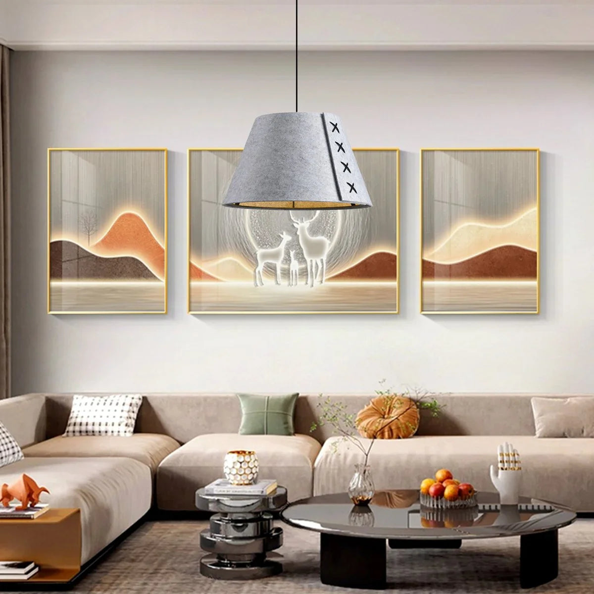 Feyran Modern Sound Absorbing Felt Pendant Light