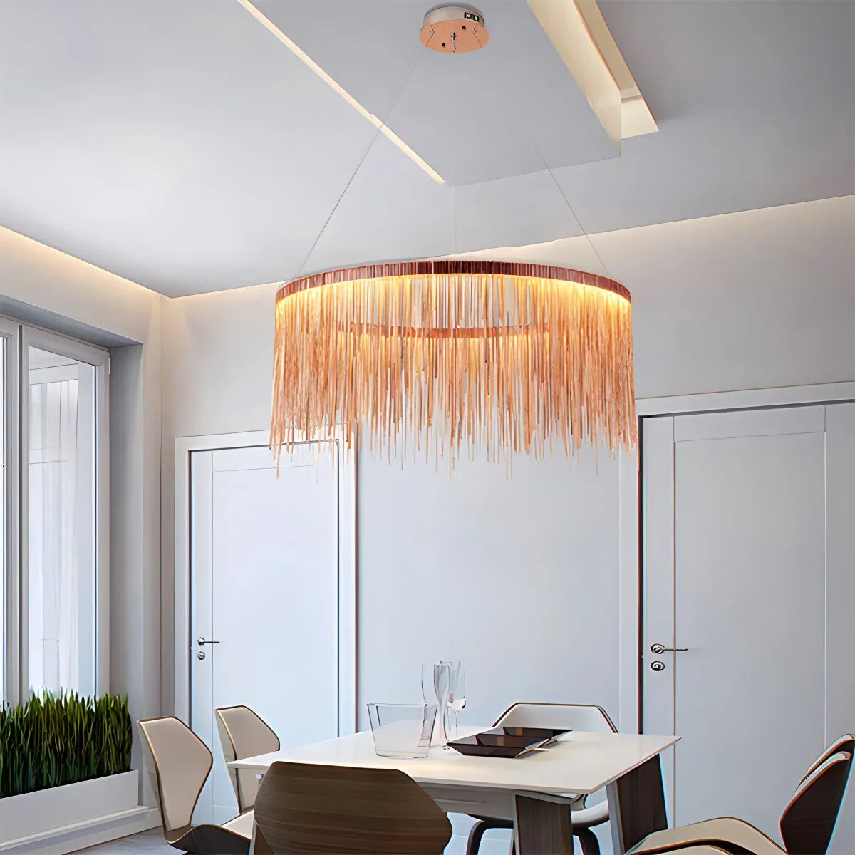 Feyran Modern Art Decor Tassel Chandelier