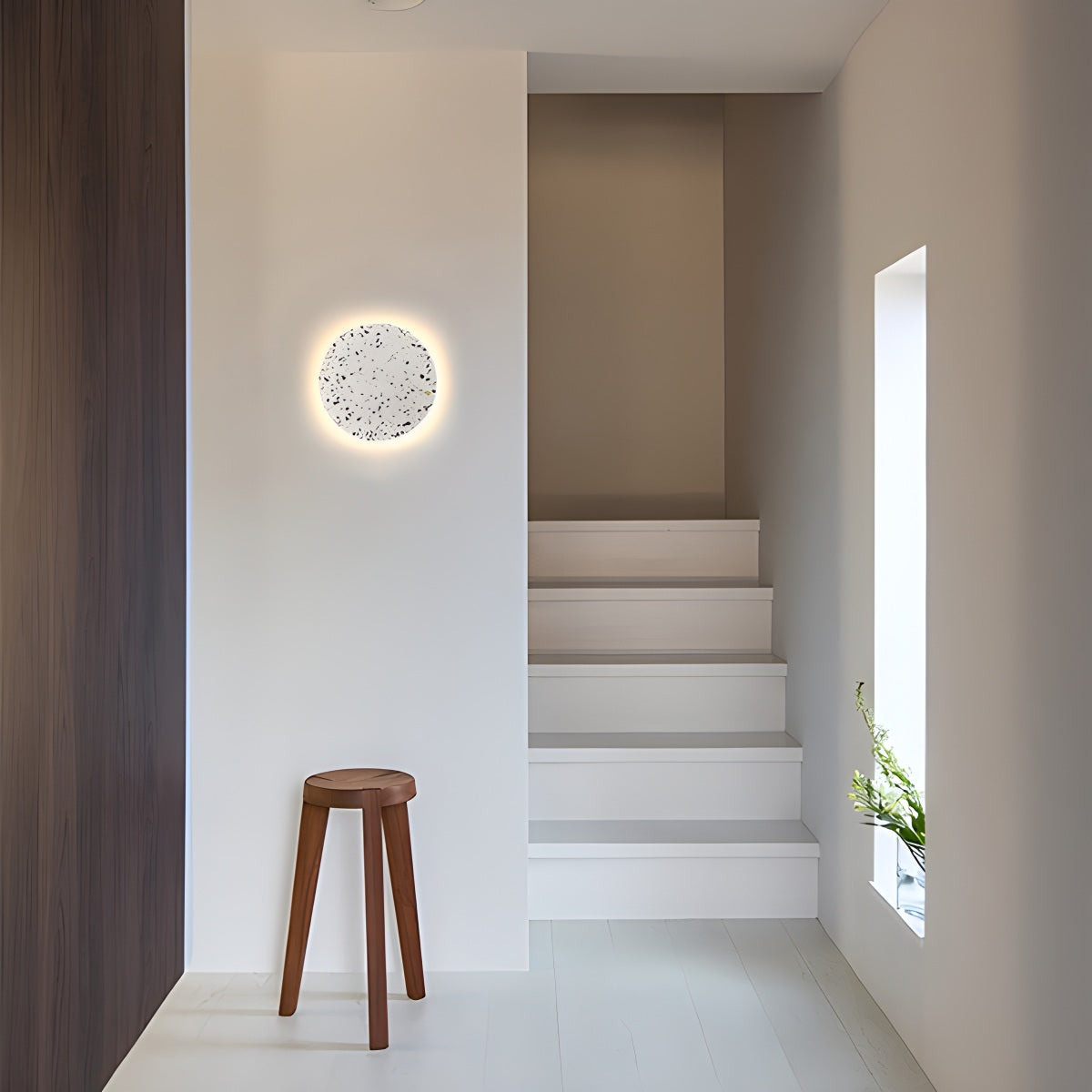 Feyran Nordic Light Luxury Round Disc Wall Sconce