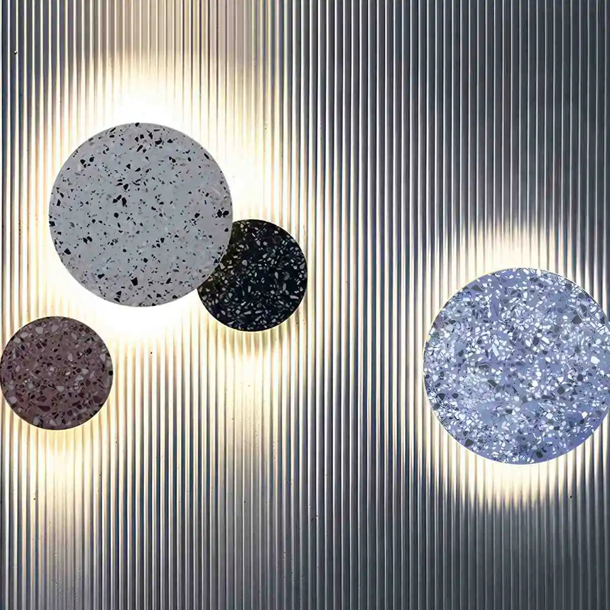 Feyran Nordic Light Luxury Round Disc Wall Sconce