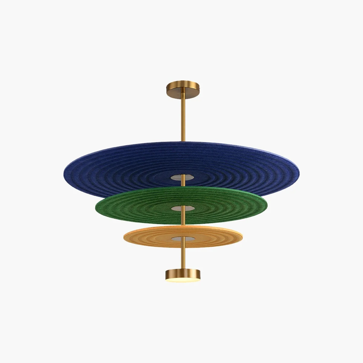 Feyran Three Layer Disk Acoustic Chandelier
