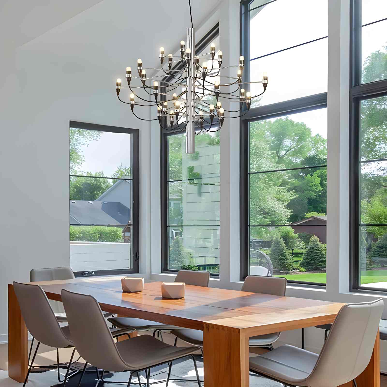 Feyran Tiered Modern Candle Chandelier