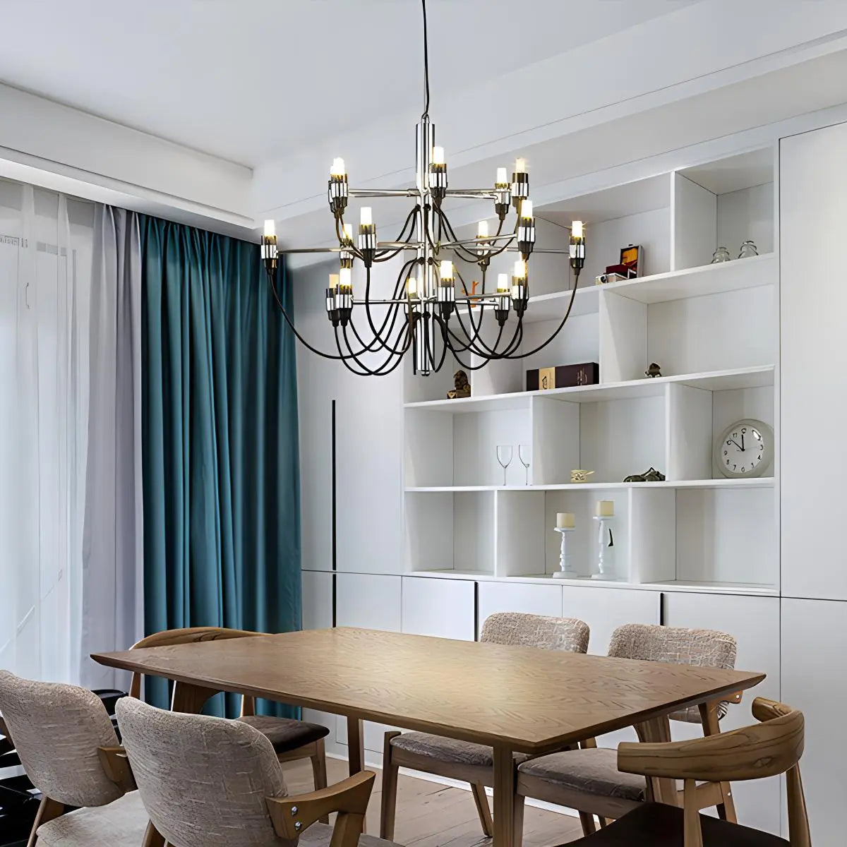 Feyran Tiered Modern Candle Chandelier