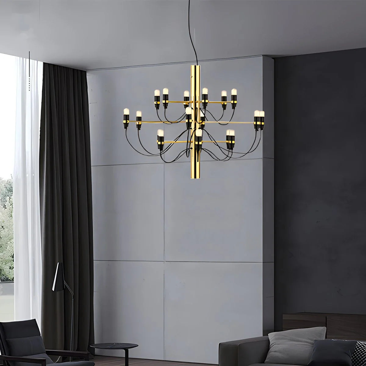 Feyran Tiered Modern Candle Chandelier