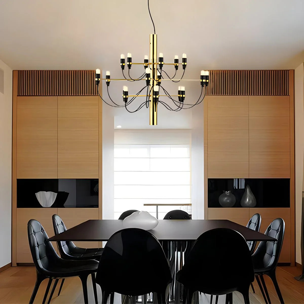 Feyran Tiered Modern Candle Chandelier