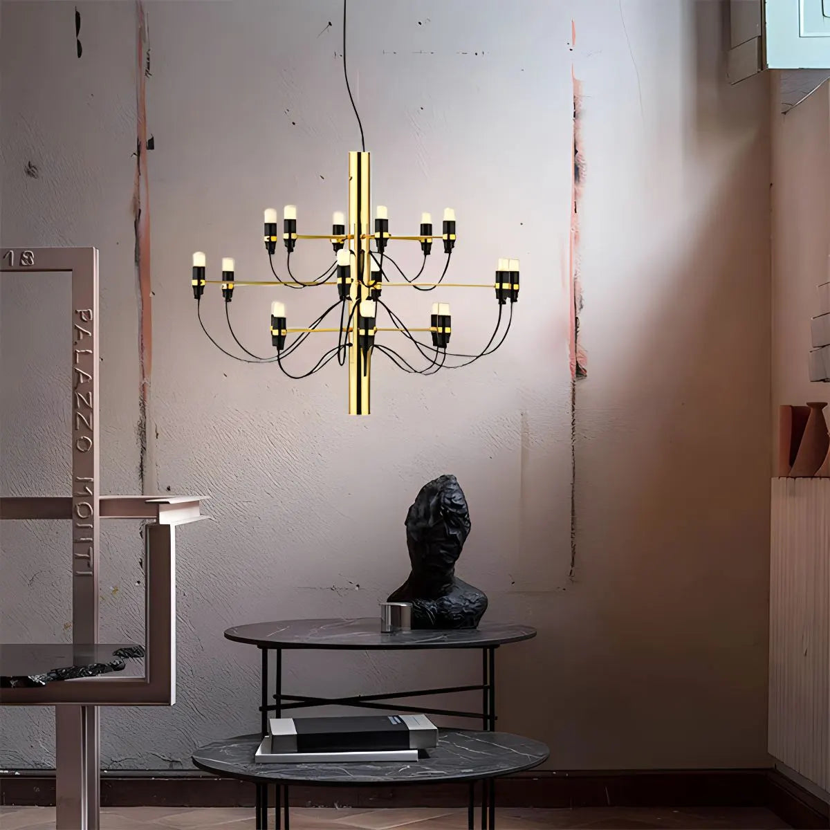 Feyran Tiered Modern Candle Chandelier
