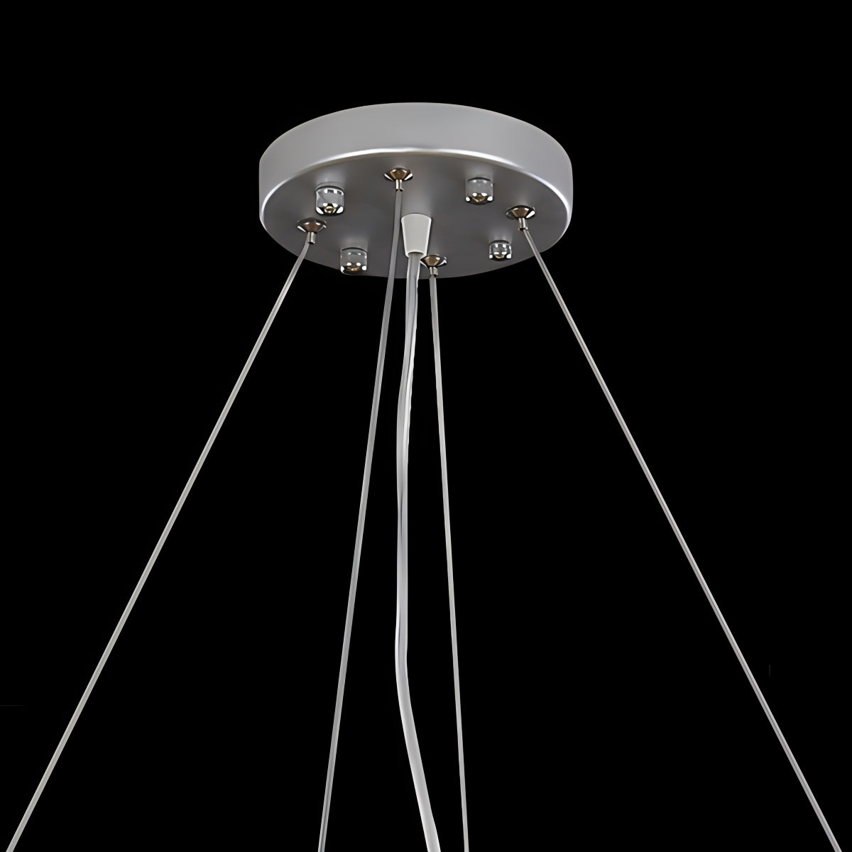 Feyran Riddle Round Crystal Led Ring Chandelier