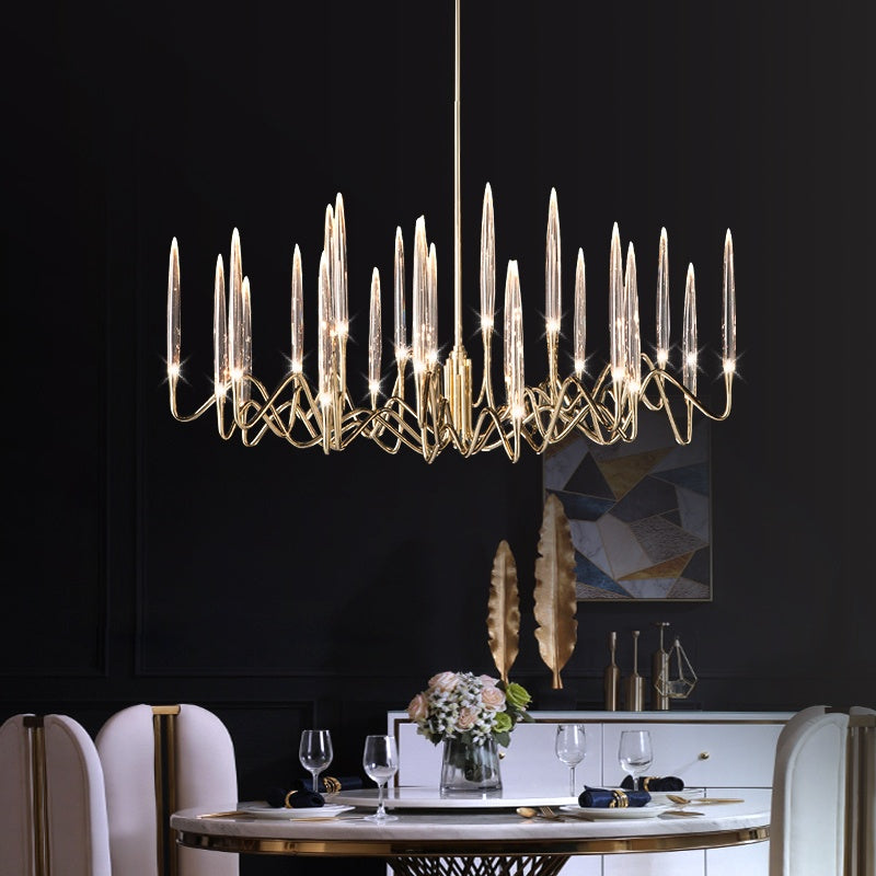 Feyran Modern Branch Chandelier & Floor Lamp