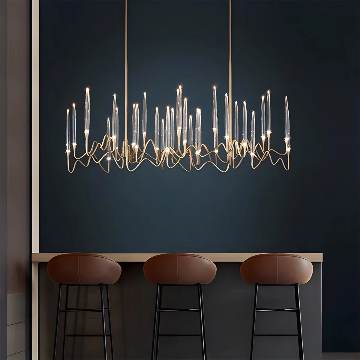 Feyran Modern Branch Chandelier & Floor Lamp