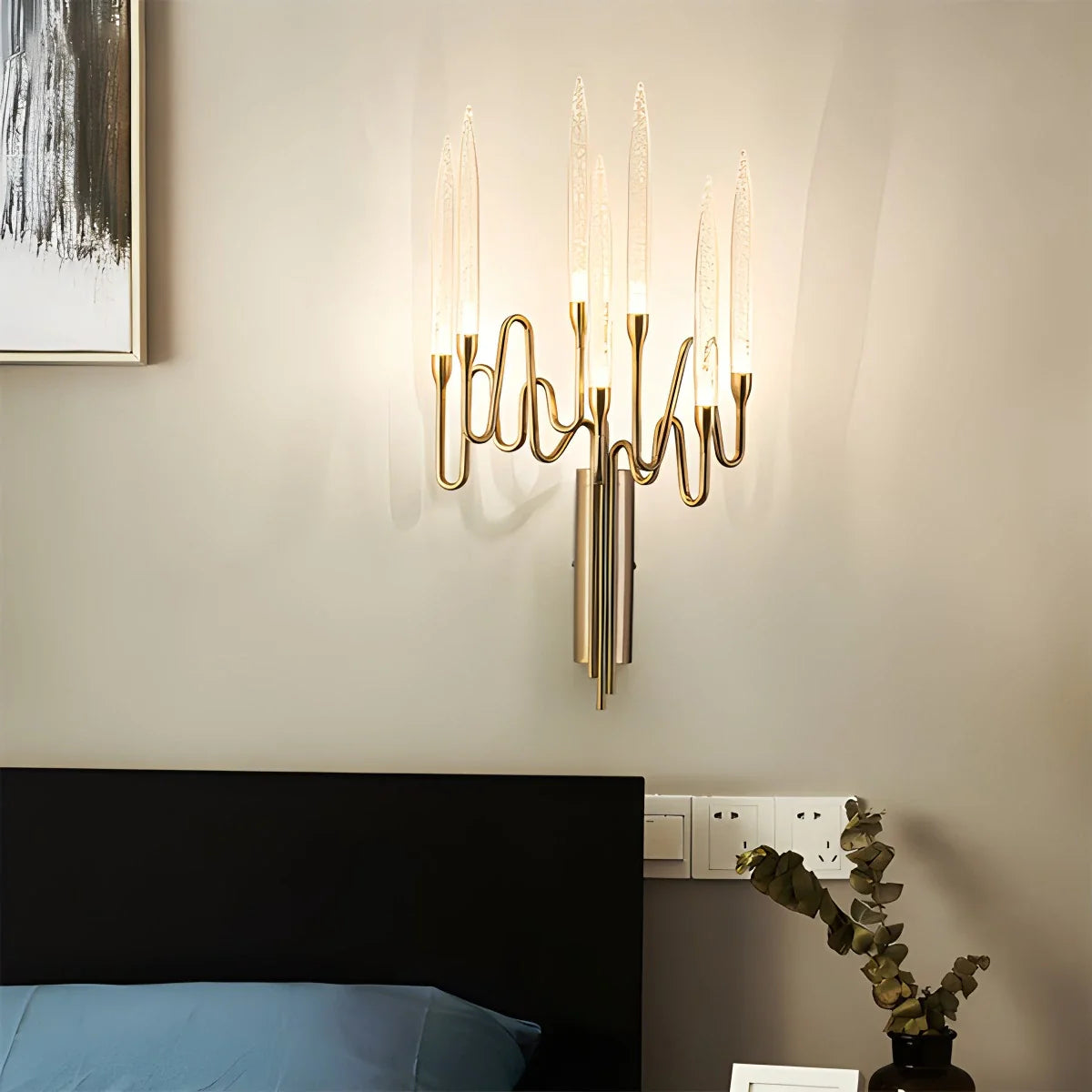 Feyran Modern Branch Chandelier & Floor Lamp
