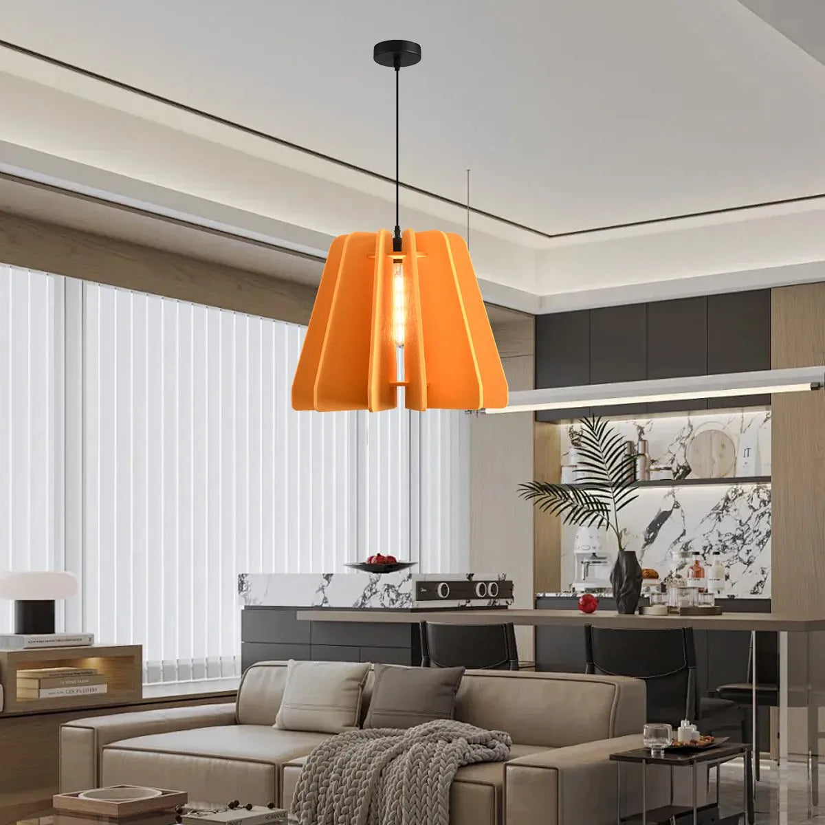 Feyran Triangle Piece Acoustic Pendant Light