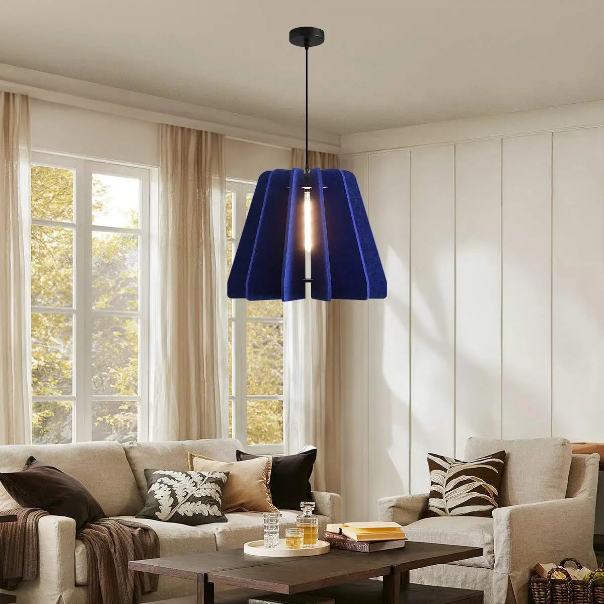Feyran Triangle Piece Acoustic Pendant Light