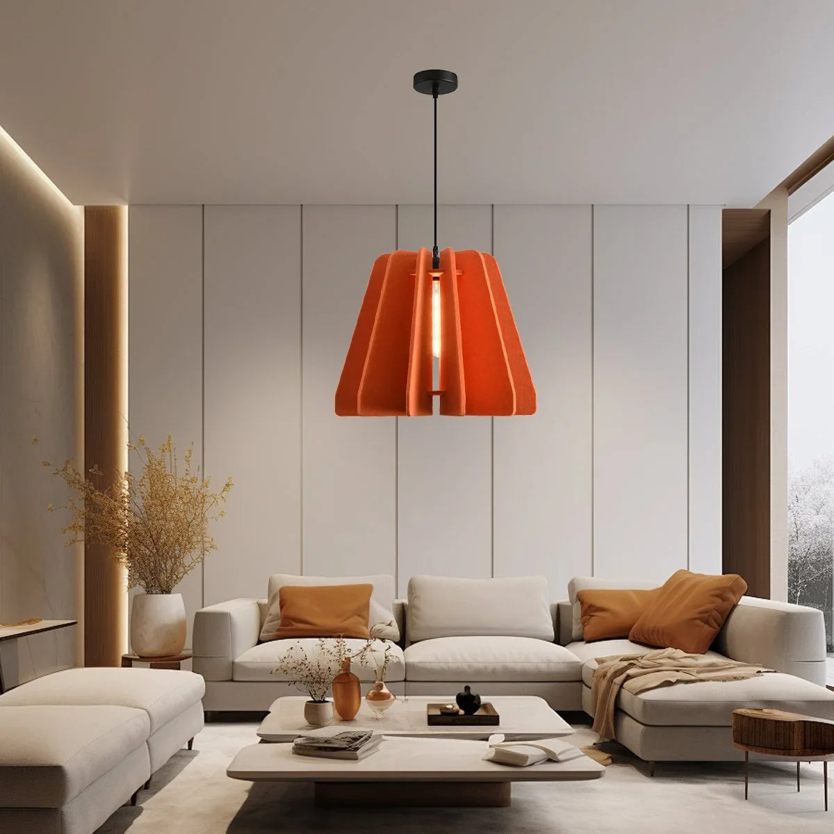 Feyran Triangle Piece Acoustic Pendant Light