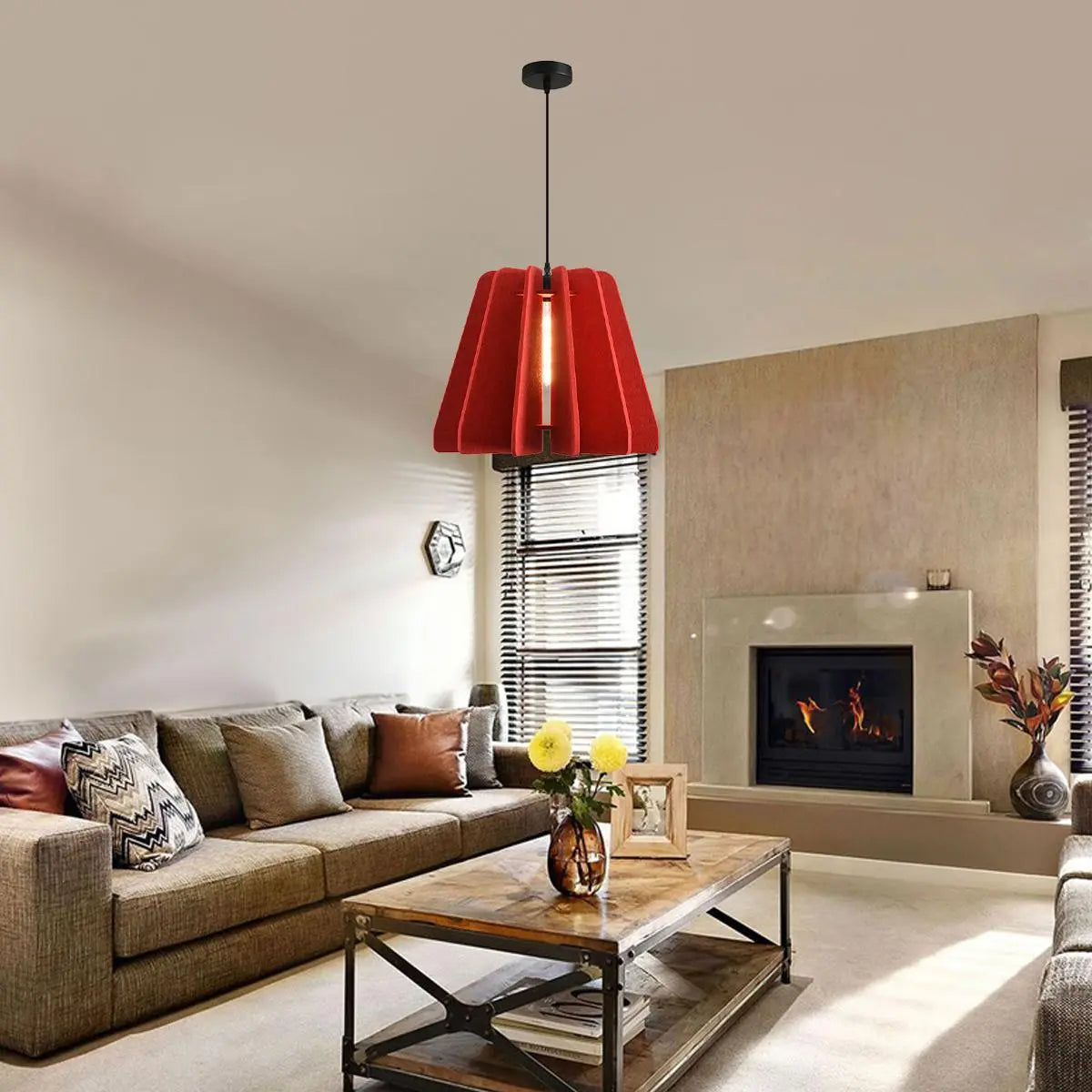 Feyran Triangle Piece Acoustic Pendant Light