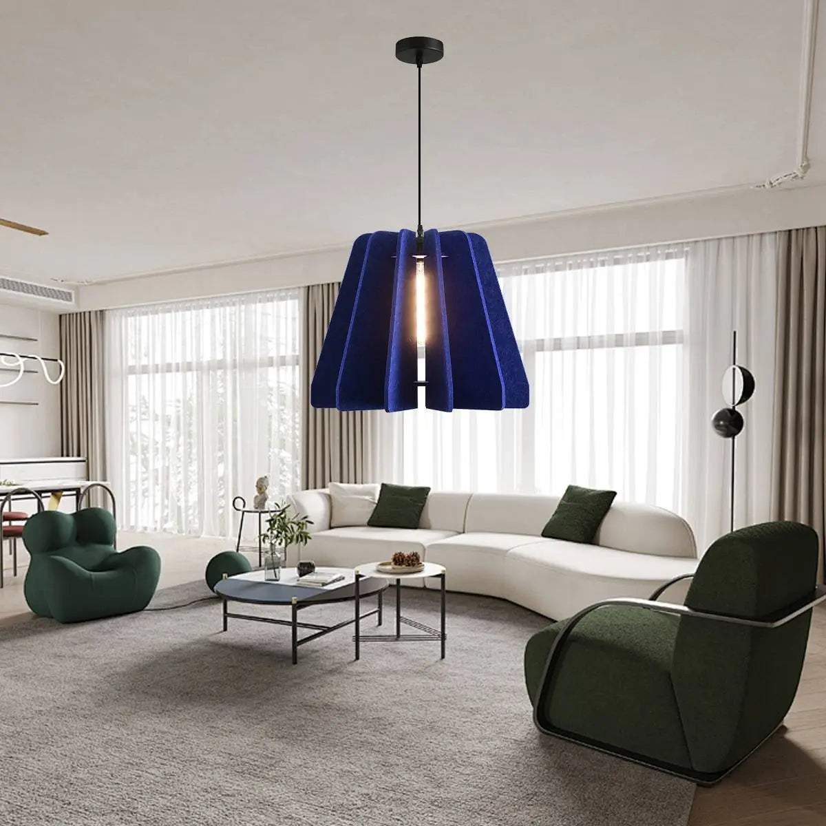 Feyran Triangle Piece Acoustic Pendant Light