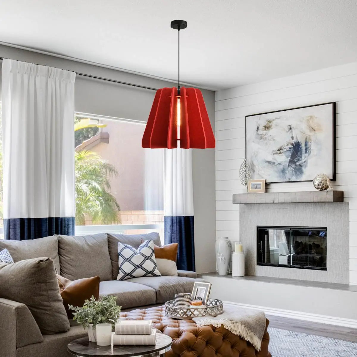 Feyran Triangle Piece Acoustic Pendant Light