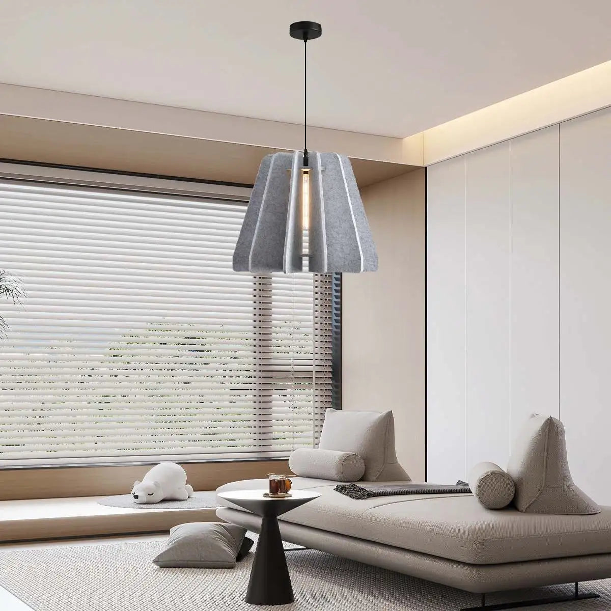 Feyran Triangle Piece Acoustic Pendant Light