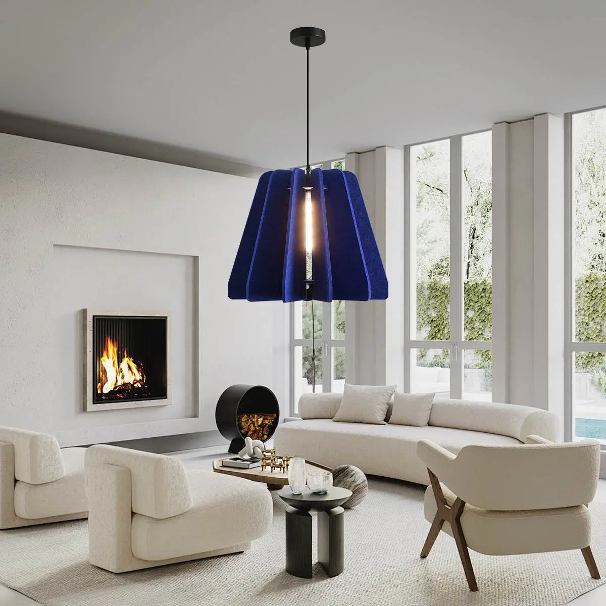 Feyran Triangle Piece Acoustic Pendant Light