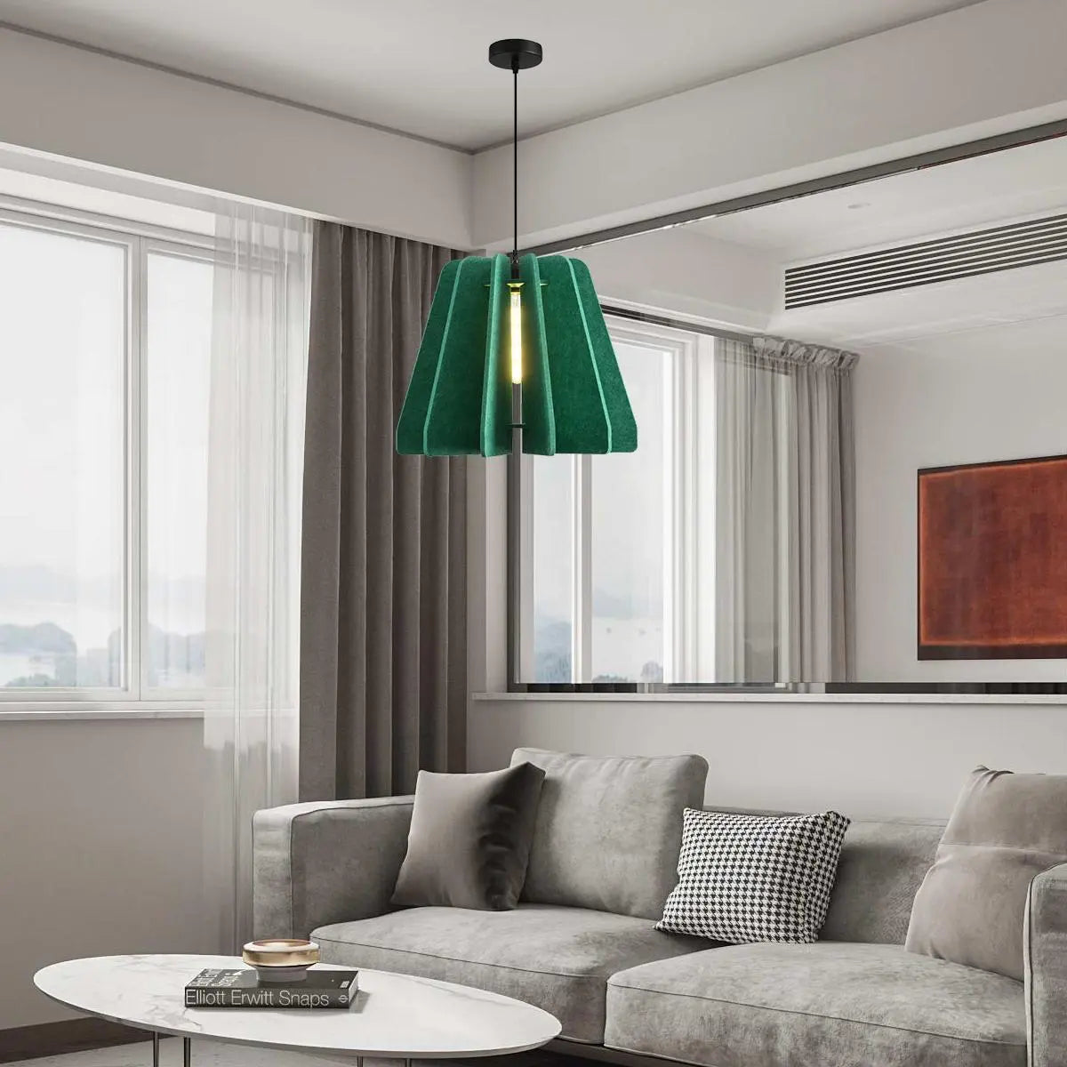 Feyran Triangle Piece Acoustic Pendant Light