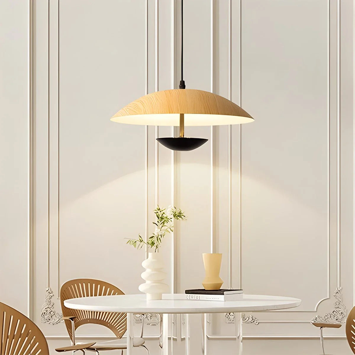 Feyran UFO Wrought Iron Pendeant Light for Living Room