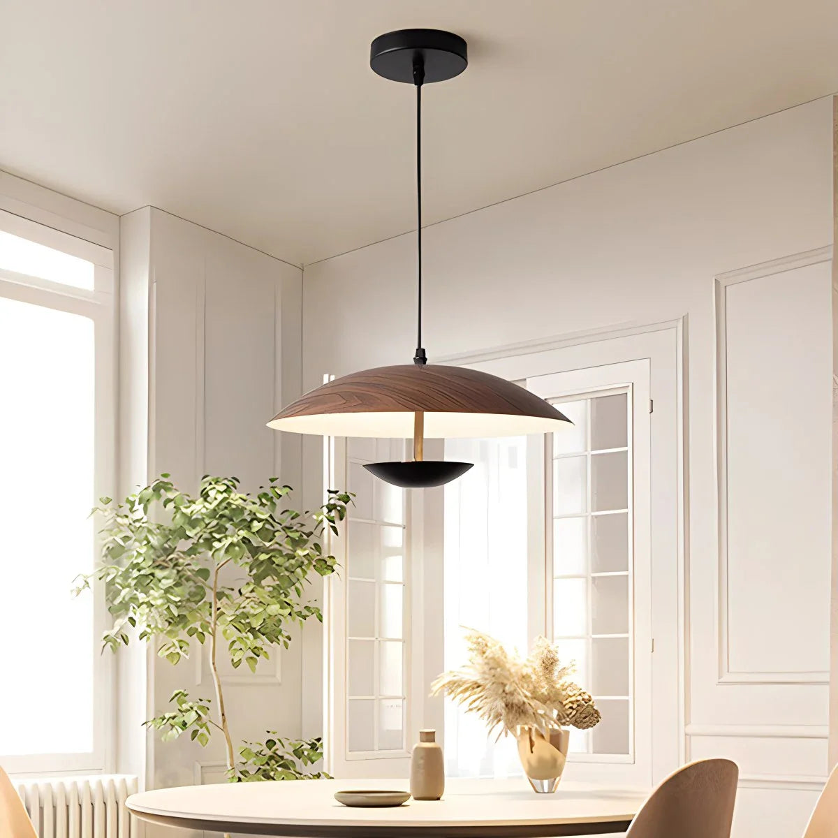 Feyran UFO Wrought Iron Pendeant Light for Living Room