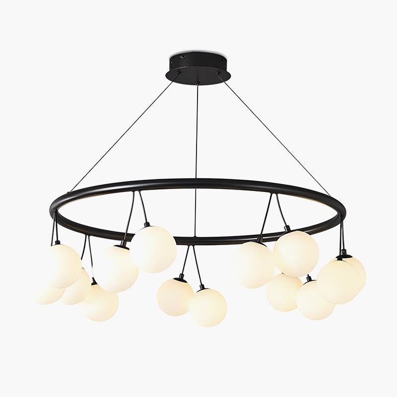 Feyran Valentina Nordic LED Glass Ball Chandelier
